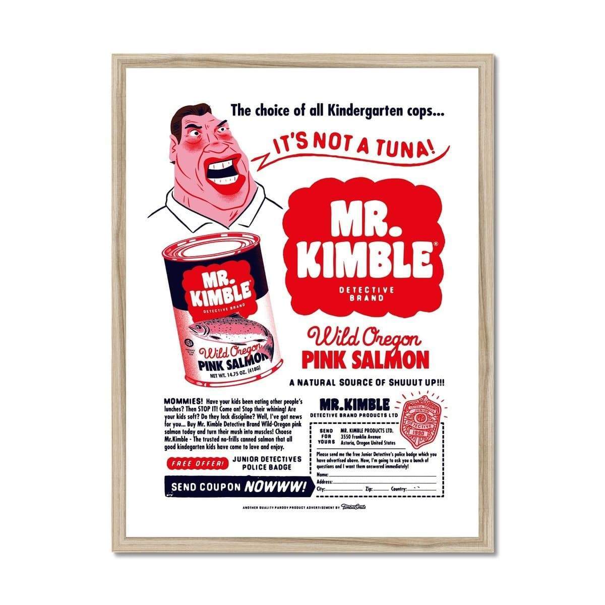 Prodigi Fine art 18"x24" / Natural Frame Timba Smits | Kindergarten Cop