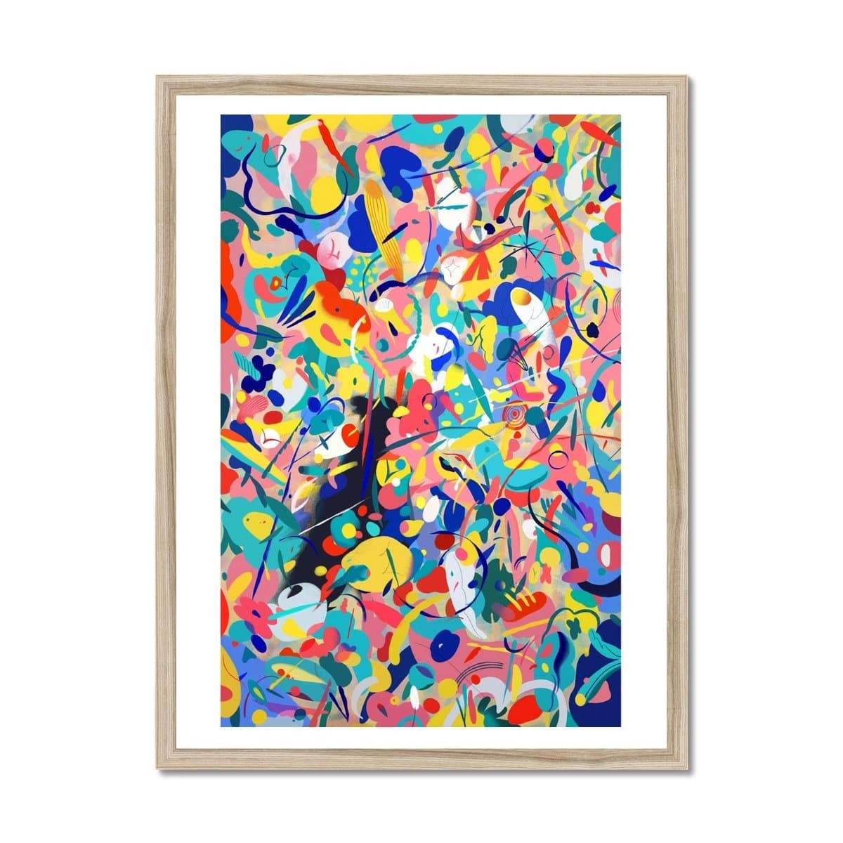 Prodigi Fine art 18"x24" / Natural Frame Travelling Man Framed Print