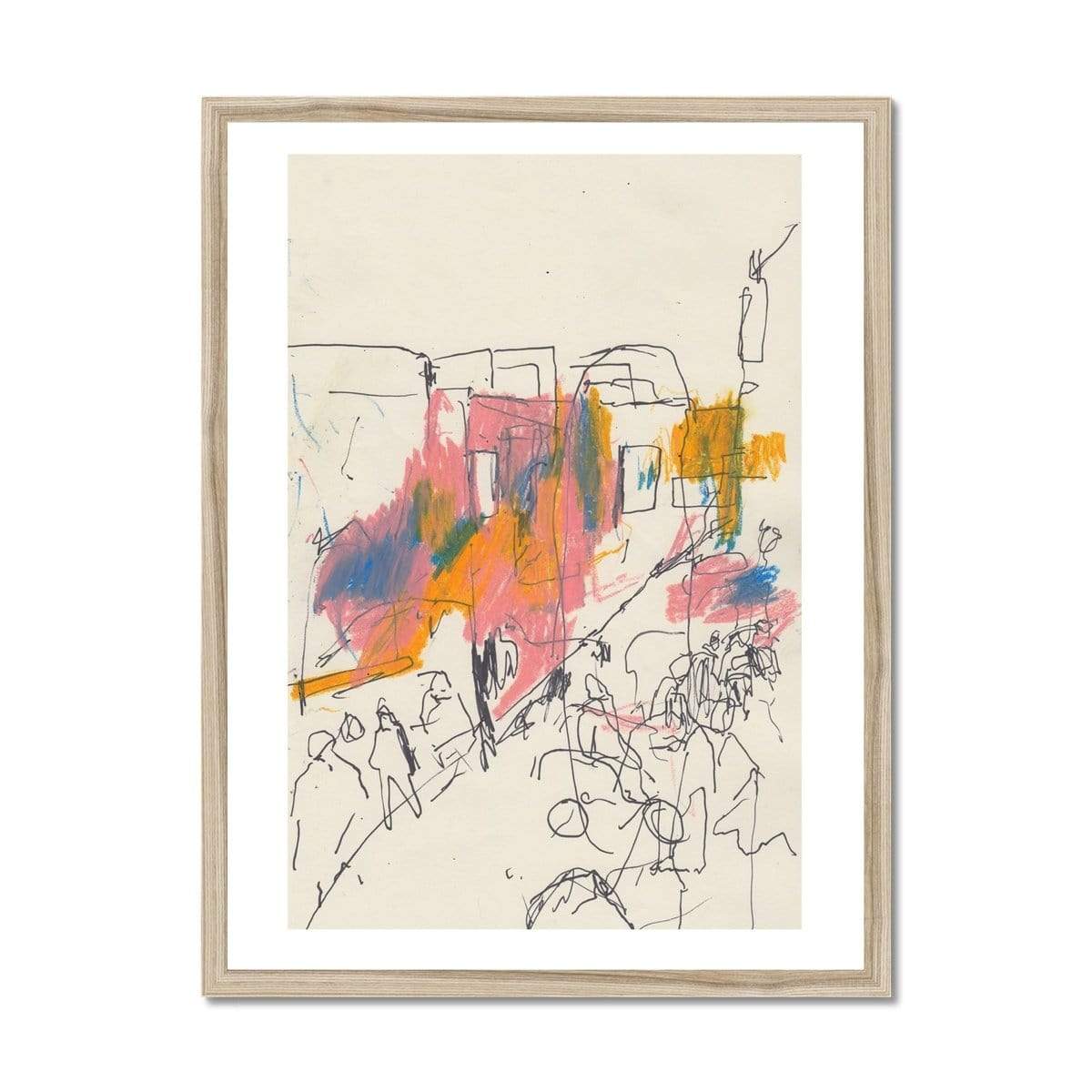 Prodigi Fine art 18"x24" / Natural Frame Whitechapel Framed Print