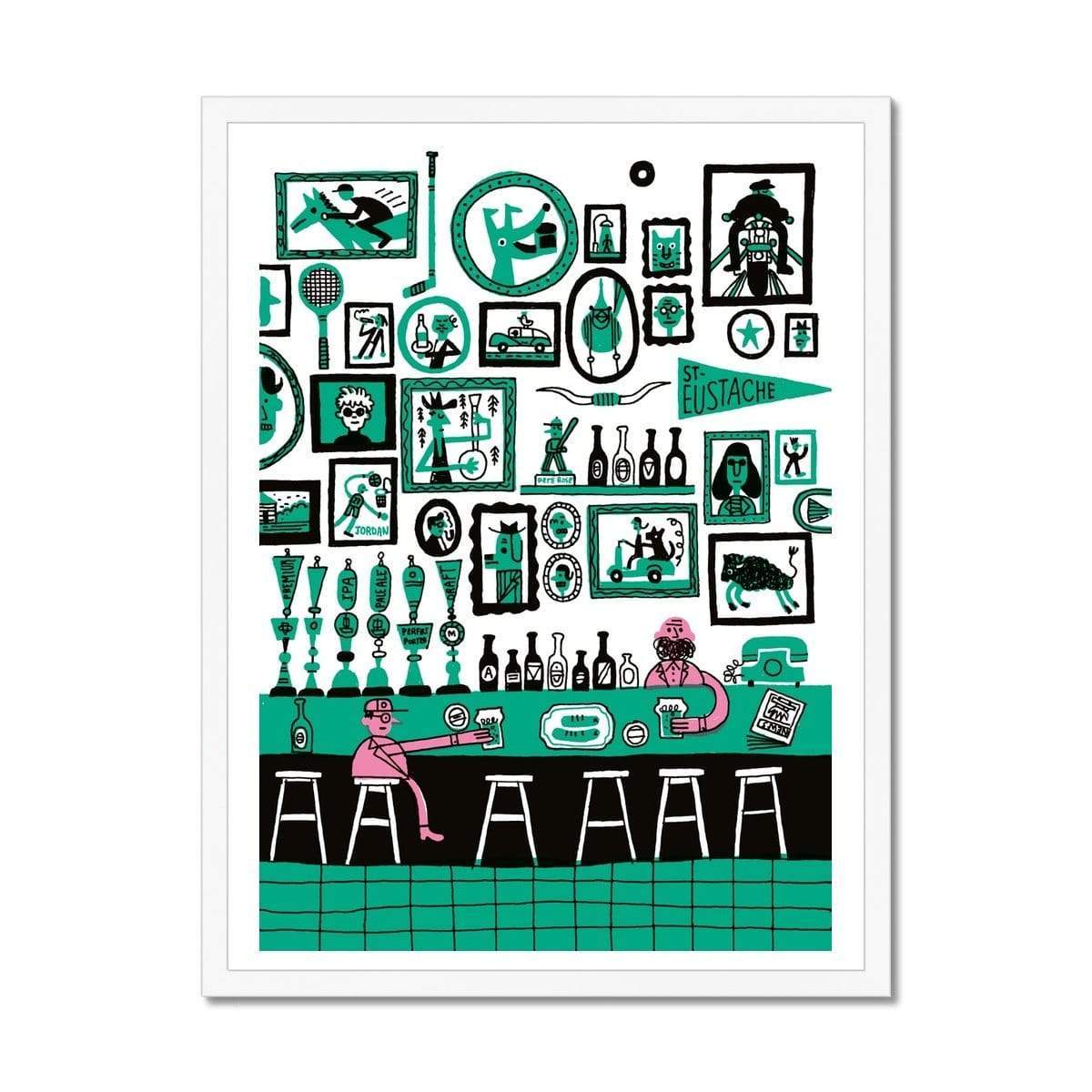 Prodigi Fine art 18"x24" / White Frame Benoit Tardif | Mr Champagne