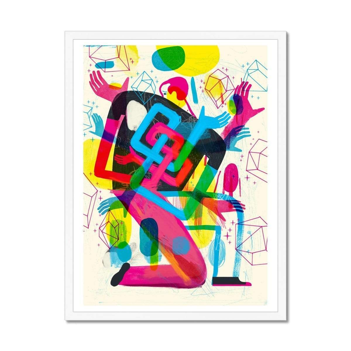 Prodigi Fine art 18"x24" / White Frame Keith Negley | Mistakes