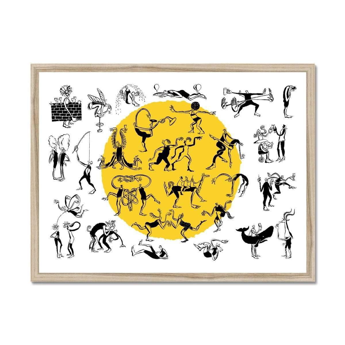 Prodigi Fine art 24"x18" / Natural Frame Belle Mellor | Party