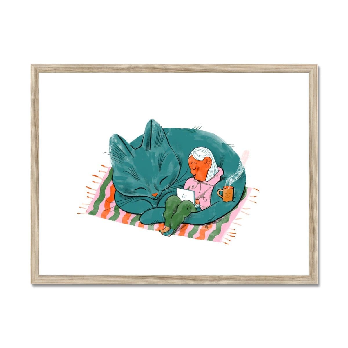 Prodigi Fine art 24"x18" / Natural Frame Charlotte Dumortier | At Home