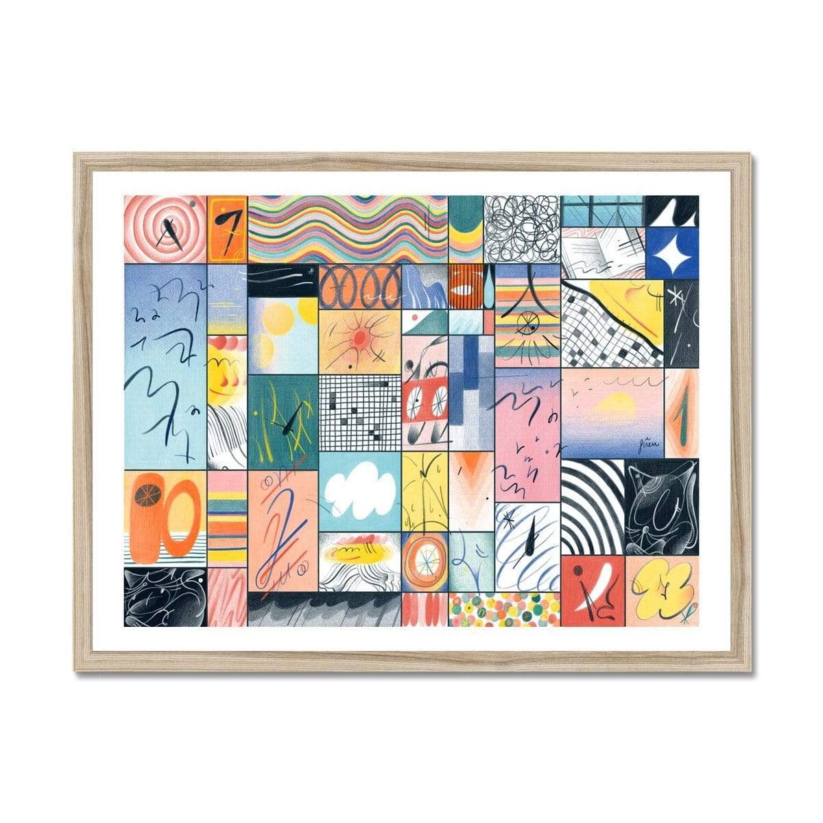 Prodigi Fine art 24"x18" / Natural Frame Gizem Vural | In a Day