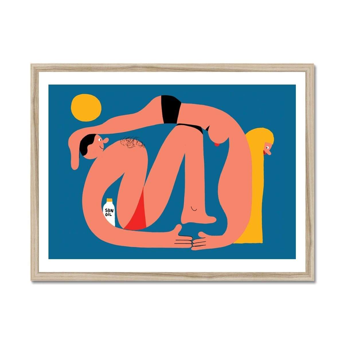 Prodigi Fine art 24"x18" / Natural Frame Lukasz Golędzinowski | Couple