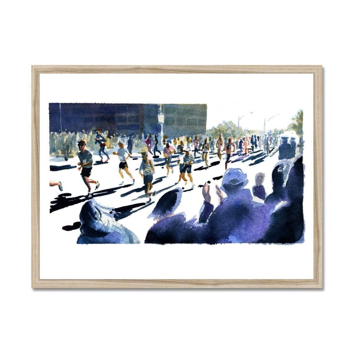 Prodigi Fine art 24"x18" / Natural Frame Marcellus Hall | Marathon