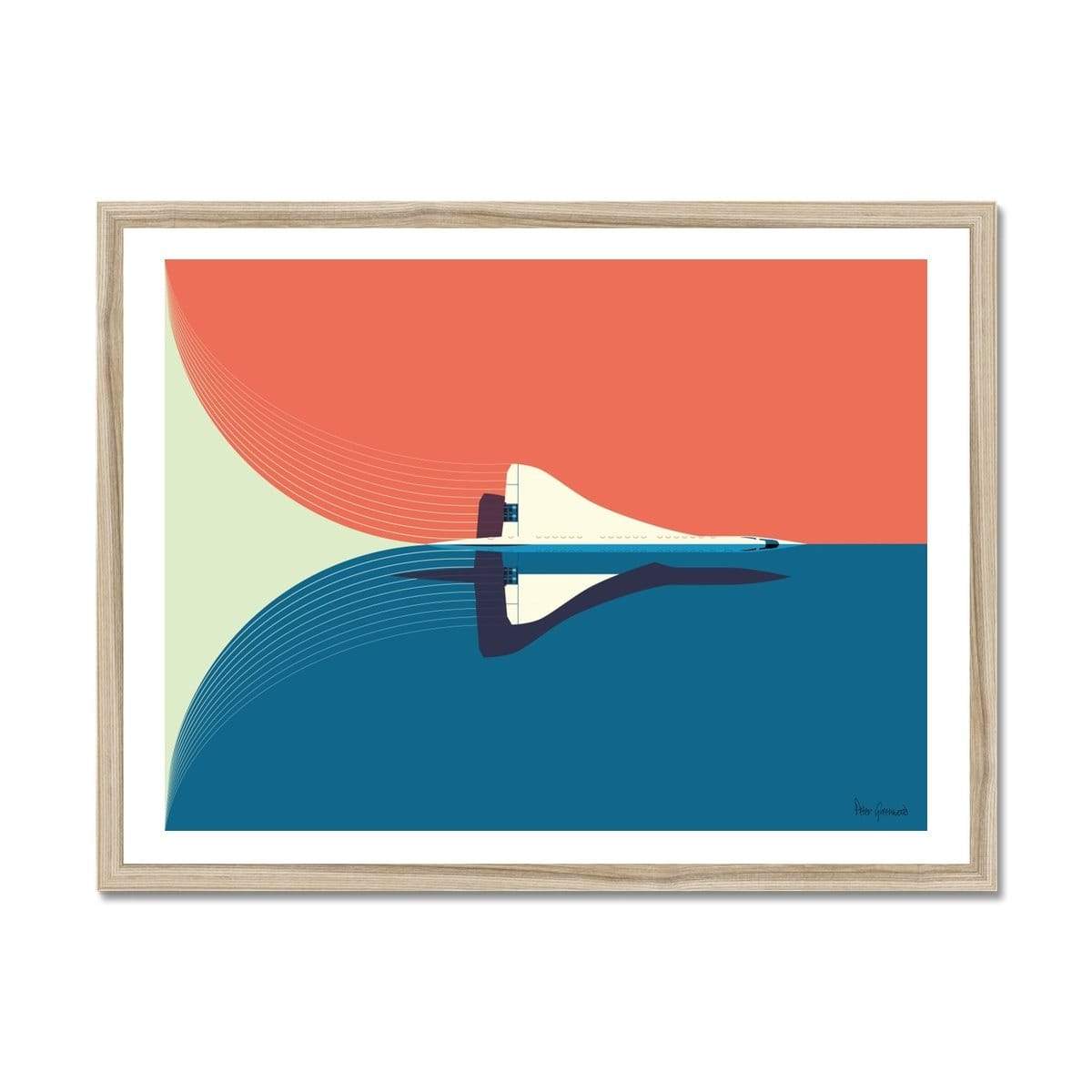 Prodigi Fine art 24"x18" / Natural Frame Peter Greenwood | Concorde Framed Print