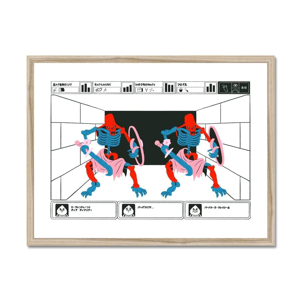 Prodigi Fine art 24"x18" / Natural Frame Stephen Maurice Graham | Dungeon Master