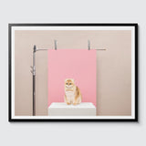 Room Fifty 24 x 32 (60 x 80cm) / Framed Prints black Anne Claire de Breij | Pink Cat