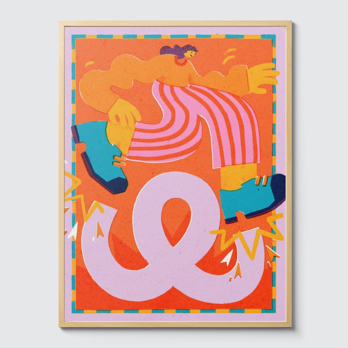 Room Fifty 24 x 32 (60 x 80cm) / Framed Prints natural Michelle Wagenaar - The Loop