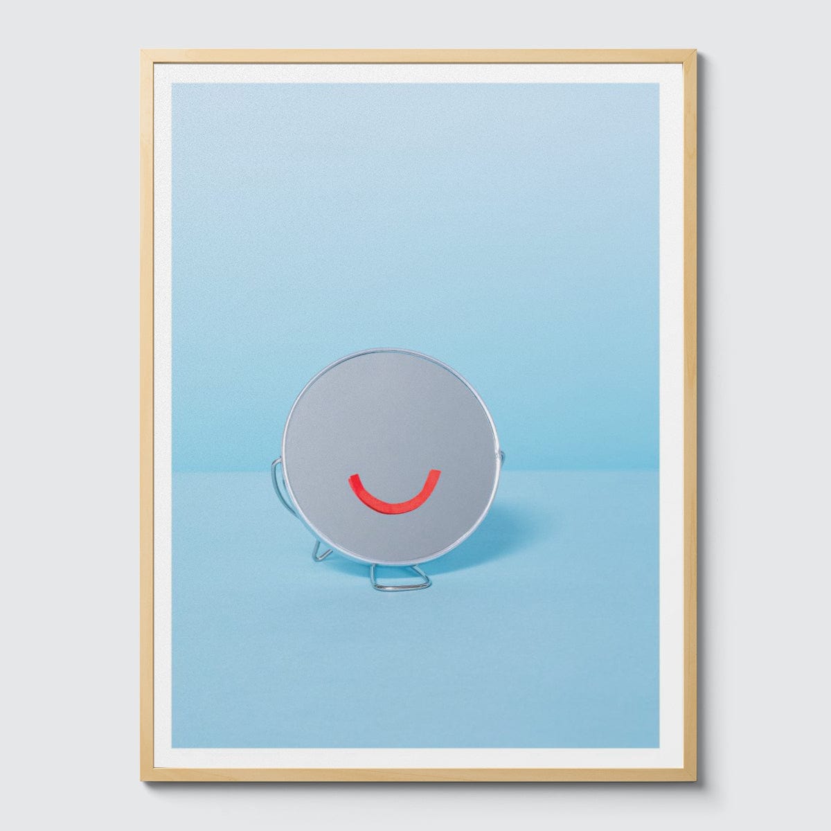 Room Fifty 24 x 32 (60 x 80cm) / Framed Prints natural Monique Broring - Be Happy (omlaut)