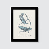 Room Fifty 6 x 8 (15 x 20cm) / Framed Prints black Joost Stokhof | Love Birds