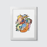 Room Fifty 6 x 8 (15 x 20cm) / Framed Prints white Paul Faassen | The Mob