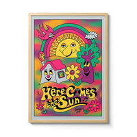 Room Fifty 16.5 x 23.4 (A2) (42 x 59.4cm) / Framed Prints Natural Here Comes The Sun | Jango Jim