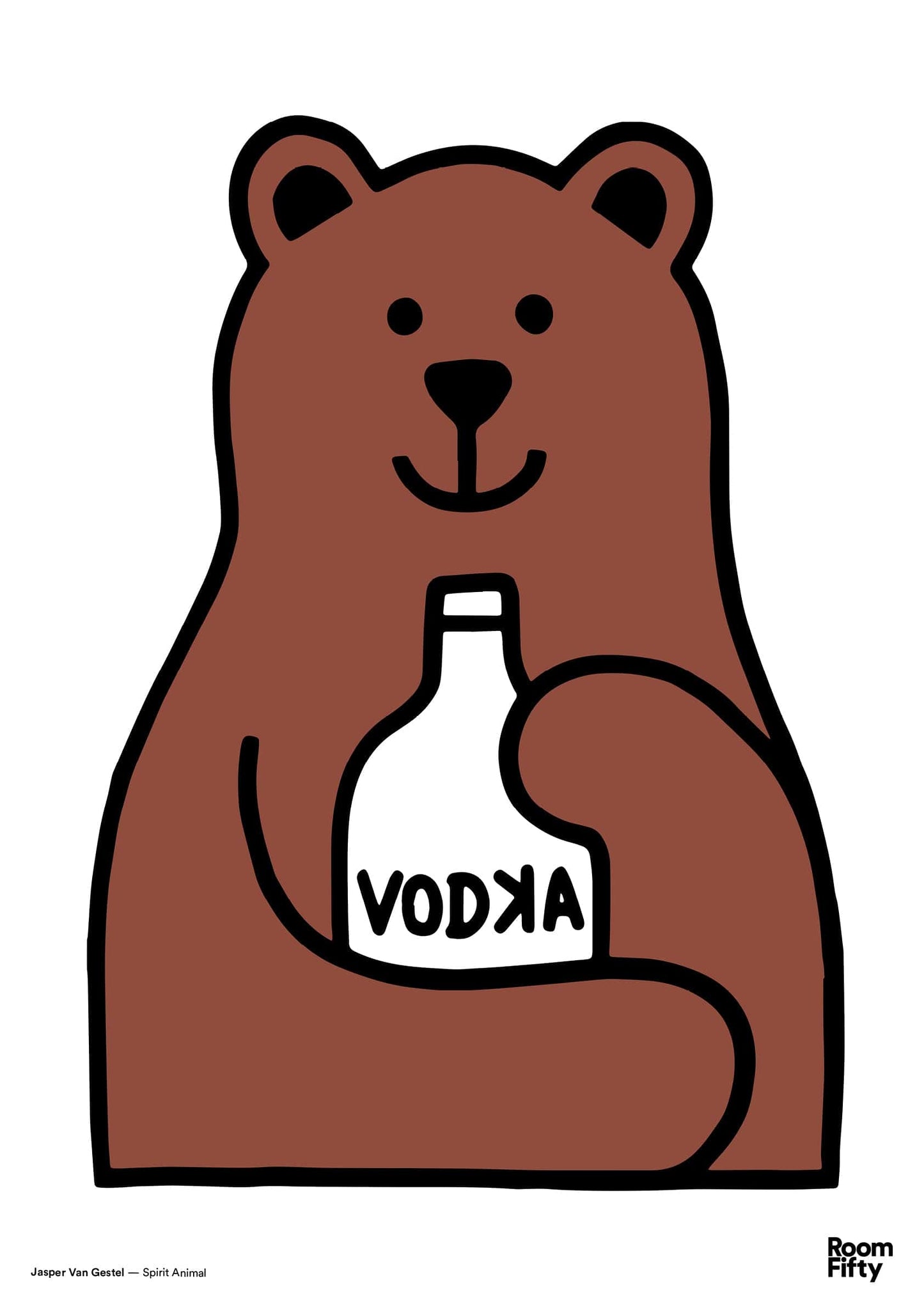 Captain Cyan Poster A2 (42x59.4cm) Jasper Van Gestel | Spirit Animal | Poster