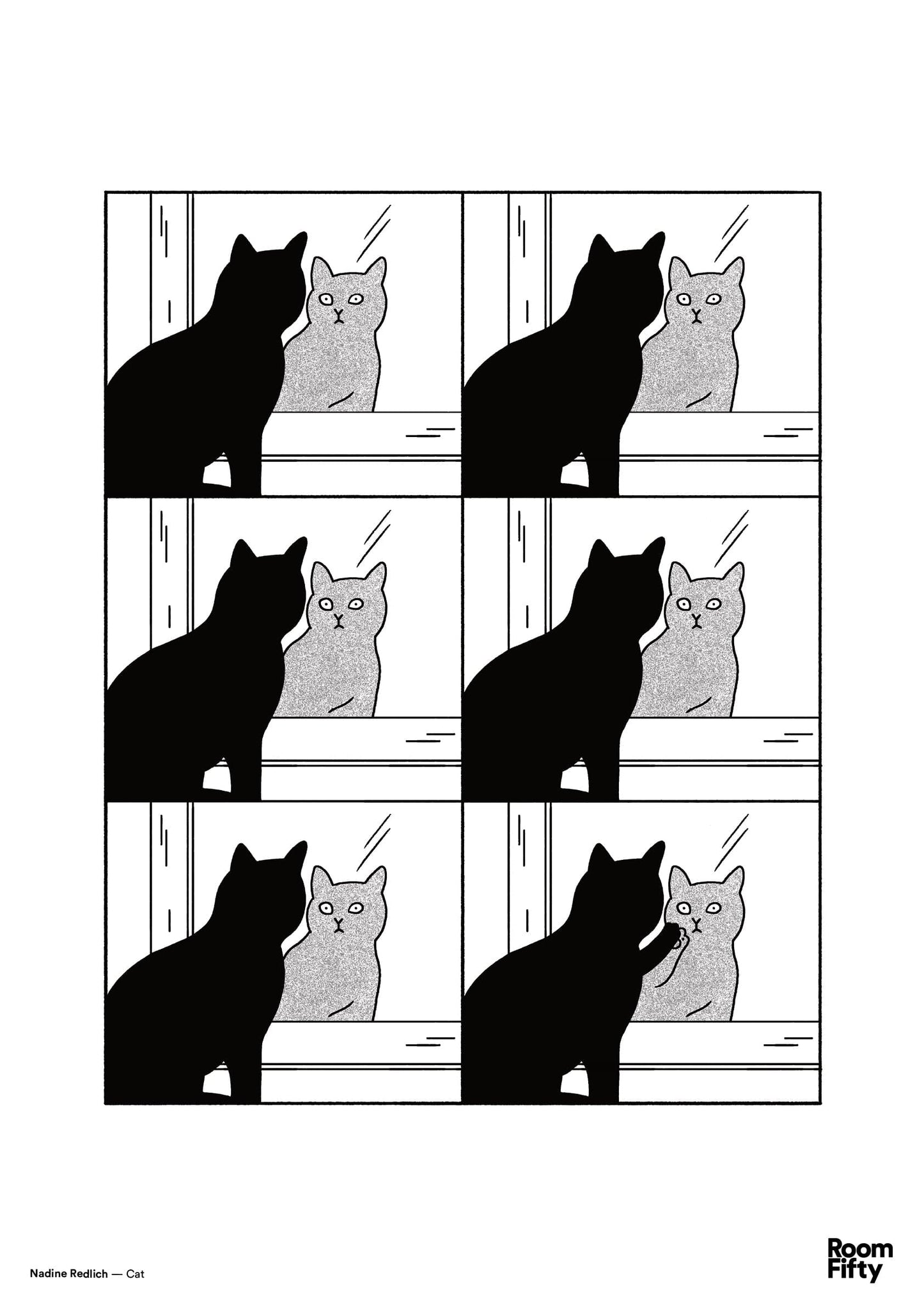 Captain Cyan Poster A2 (42x59.4cm) Nadine Redlich | Cat | Poster