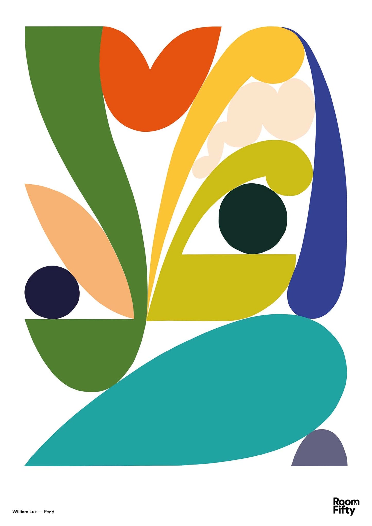 Captain Cyan Poster A2 (42x59.4cm) William Luz | Pond | Poster