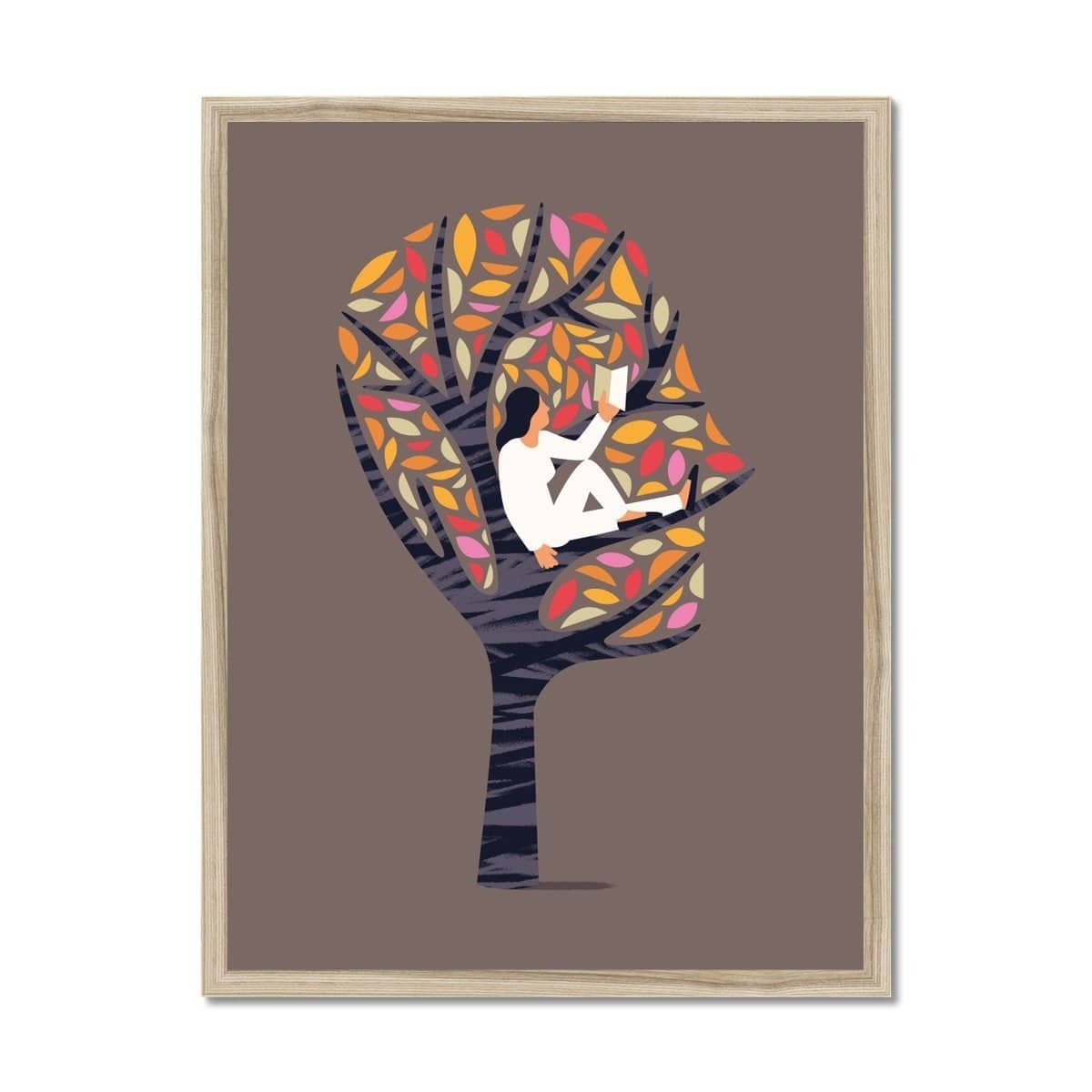 Prodigi Fine art 18"x24" / Natural Frame Francesco Ciccolella | Head Number 2