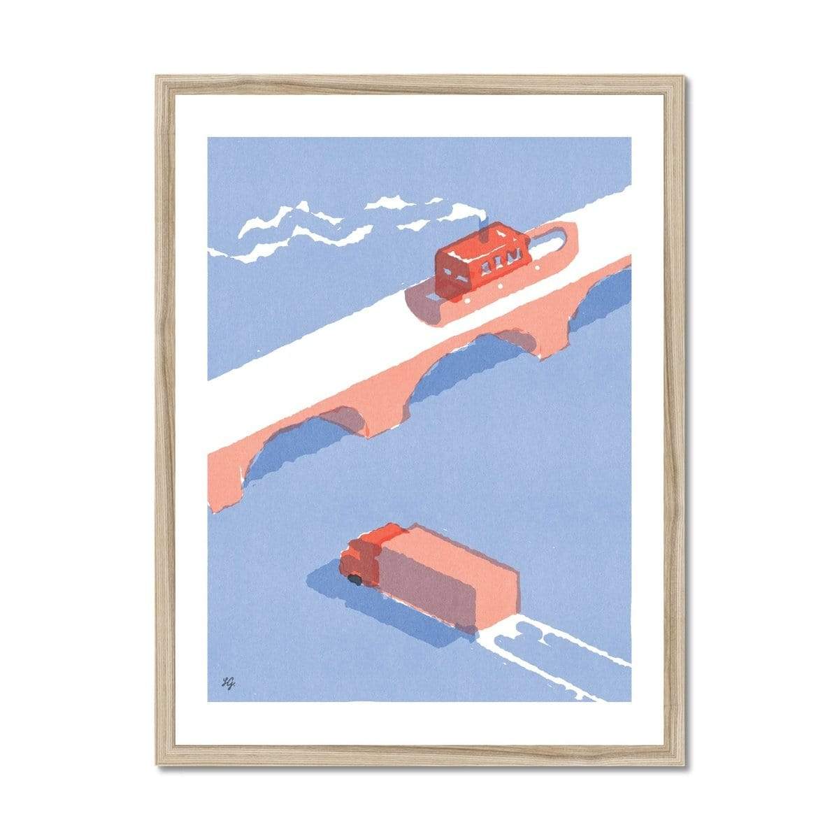 Prodigi Fine art 18"x24" / Natural Frame Lorenzo Gritti | Which Way Did You Go to Get Here?