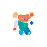 Prodigi Fine art 18"x24" Rainbow Bear Fine Art Print