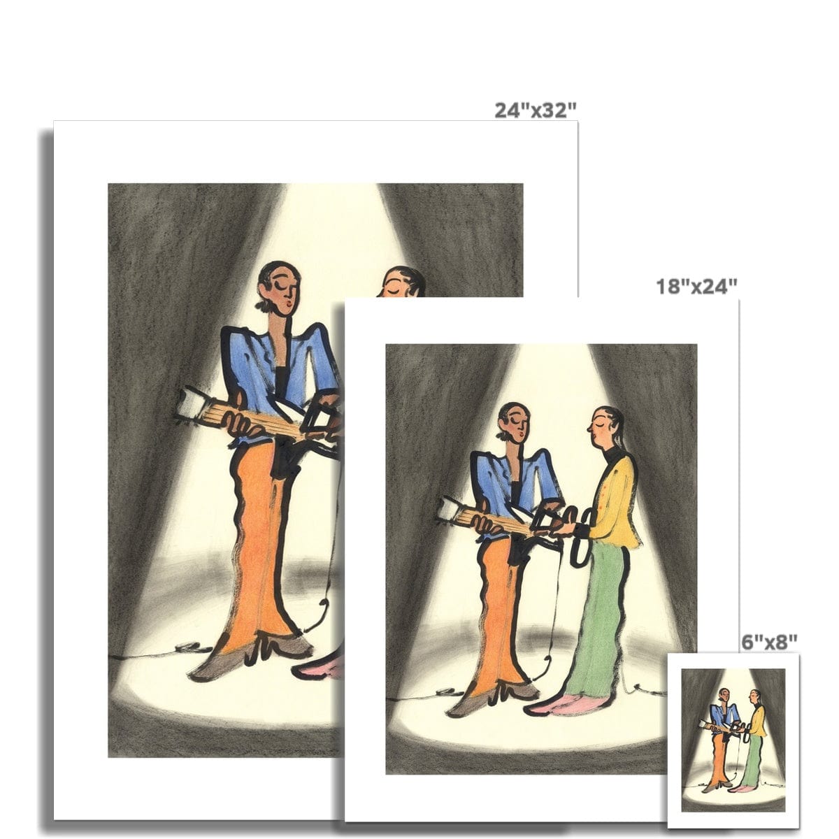 Prodigi Fine art Jiye Kim - Duo Fine Art Print