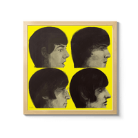 Room Fifty 12 x 12 (30 x 30cm) / Framed Prints Natural Fab Four | By Paul Blow
