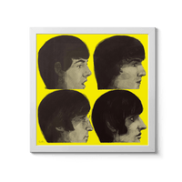 Room Fifty 12 x 12 (30 x 30cm) / Framed Prints White Fab Four | By Paul Blow