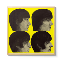 Room Fifty 20 x 20 (50 x 50cm) / Framed Prints Natural Fab Four | By Paul Blow