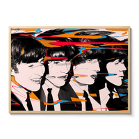 Room Fifty 23.4 x 33.1 (A1) (59.4 x 84.1cm) / Framed Prints Natural Beatles '65 | Nicole Rifkin