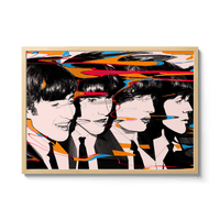 Room Fifty 16.5 x 23.4 (A2) (42 x 59.4cm) / Framed Prints Natural Beatles '65 | Nicole Rifkin