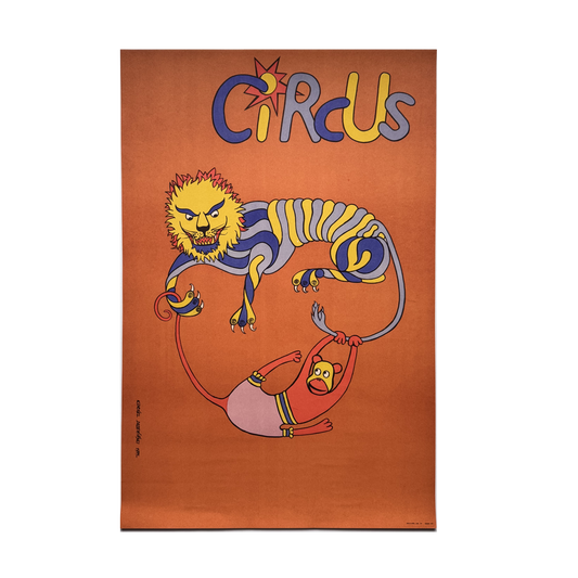 Kornel Drzewinski | Circus Monkey and Lion | 1971