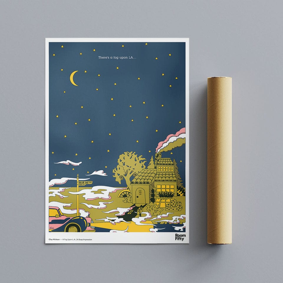 Captain Cyan Poster A Fog Upon L.A. | Clay Hickson | Poster