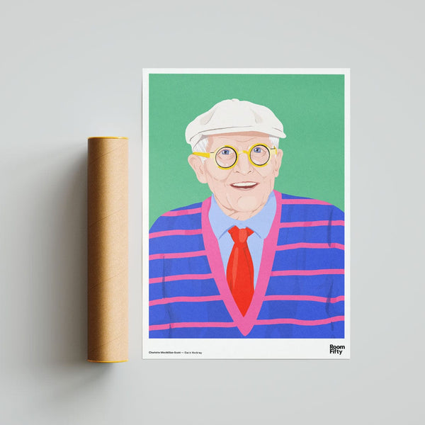 Captain Cyan Poster A2 (42x59.4cm) David Hockney | ICONS | Poster