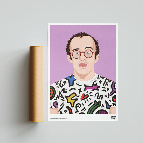 Captain Cyan Poster A2 (42x59.4cm) Keith Haring | ICONS | Poster