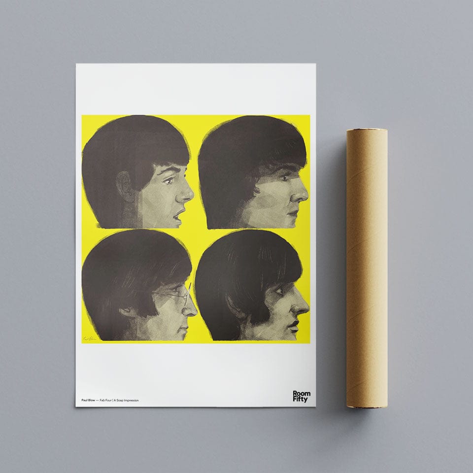 Captain Cyan Poster Fab Four | Paul Blow | Poster