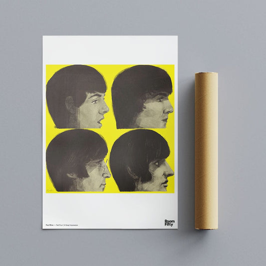 Captain Cyan Poster Fab Four | Paul Blow | Poster