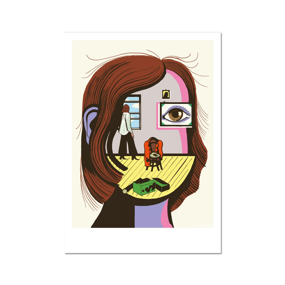 Sarah Mazzetti | Woman Framed Print