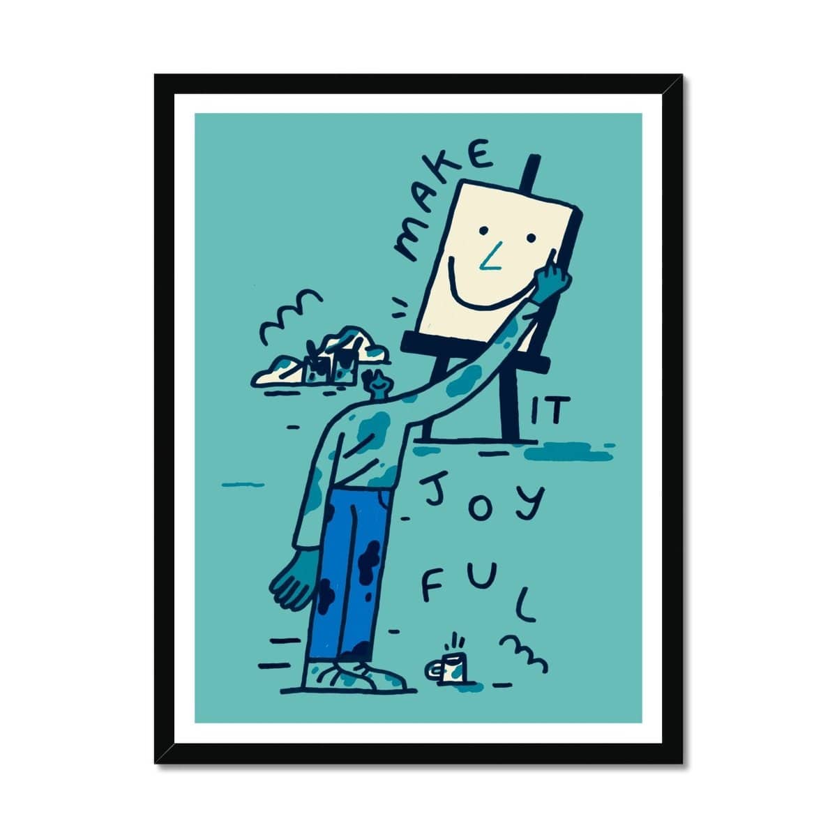 Prodigi Fine art 12"x16" / Black Frame David J Mcmillan | Make it Joyful