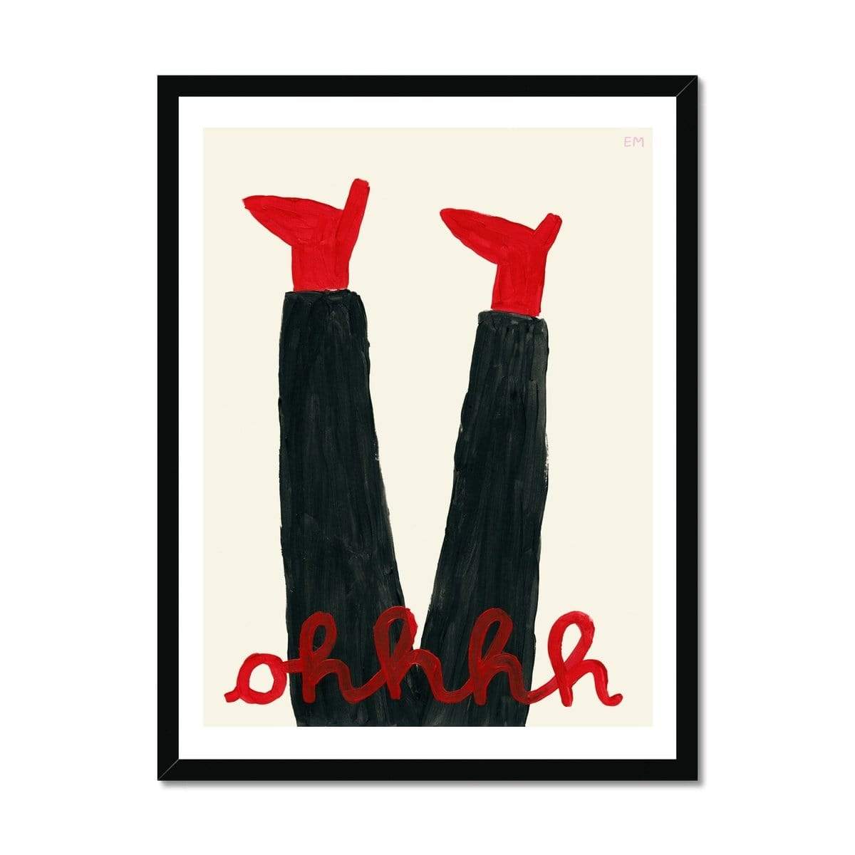 Prodigi Fine art 12"x16" / Black Frame Eleonora Marton | Ohhhh