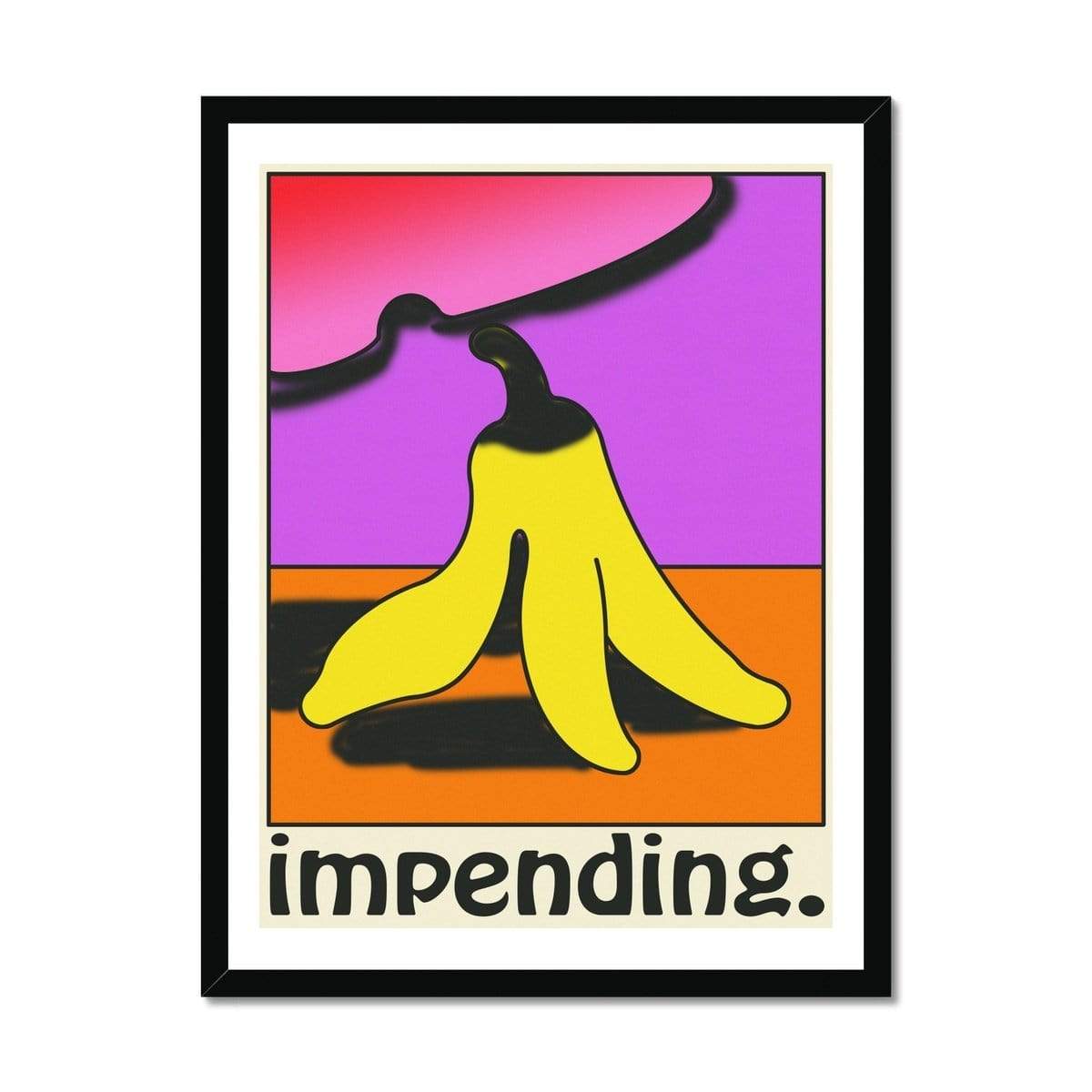 Prodigi Fine art 12"x16" / Black Frame Fran Caballero | Impending