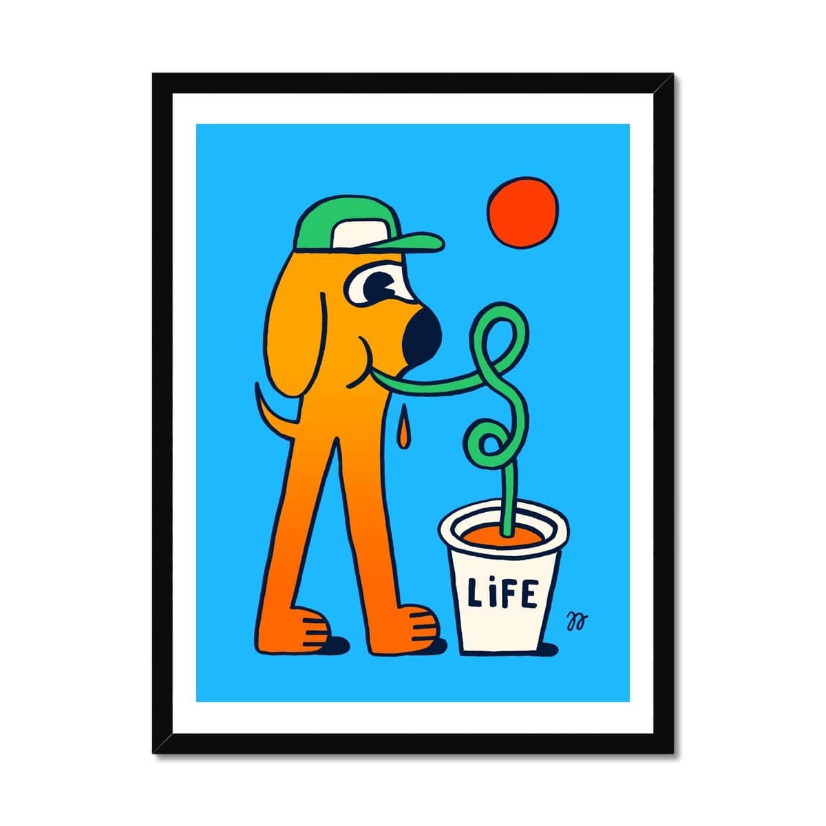 Prodigi Fine art 12"x16" / Black Frame Jango Jim | Life