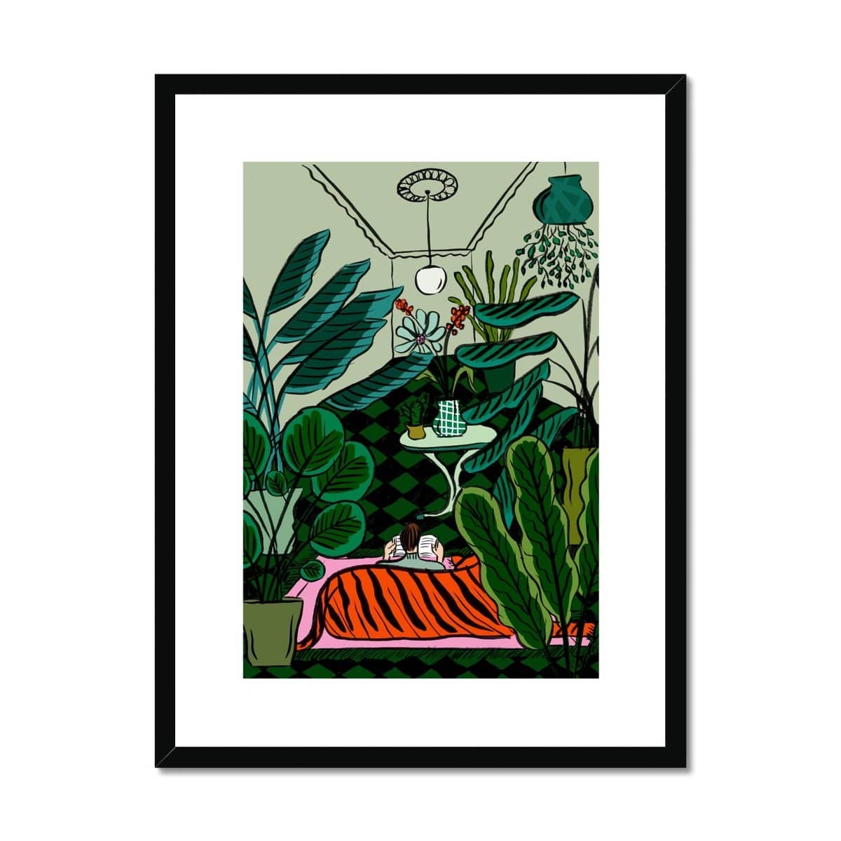 Prodigi Fine art 12"x16" / Black Frame Ji Hyun Yu | Untitled