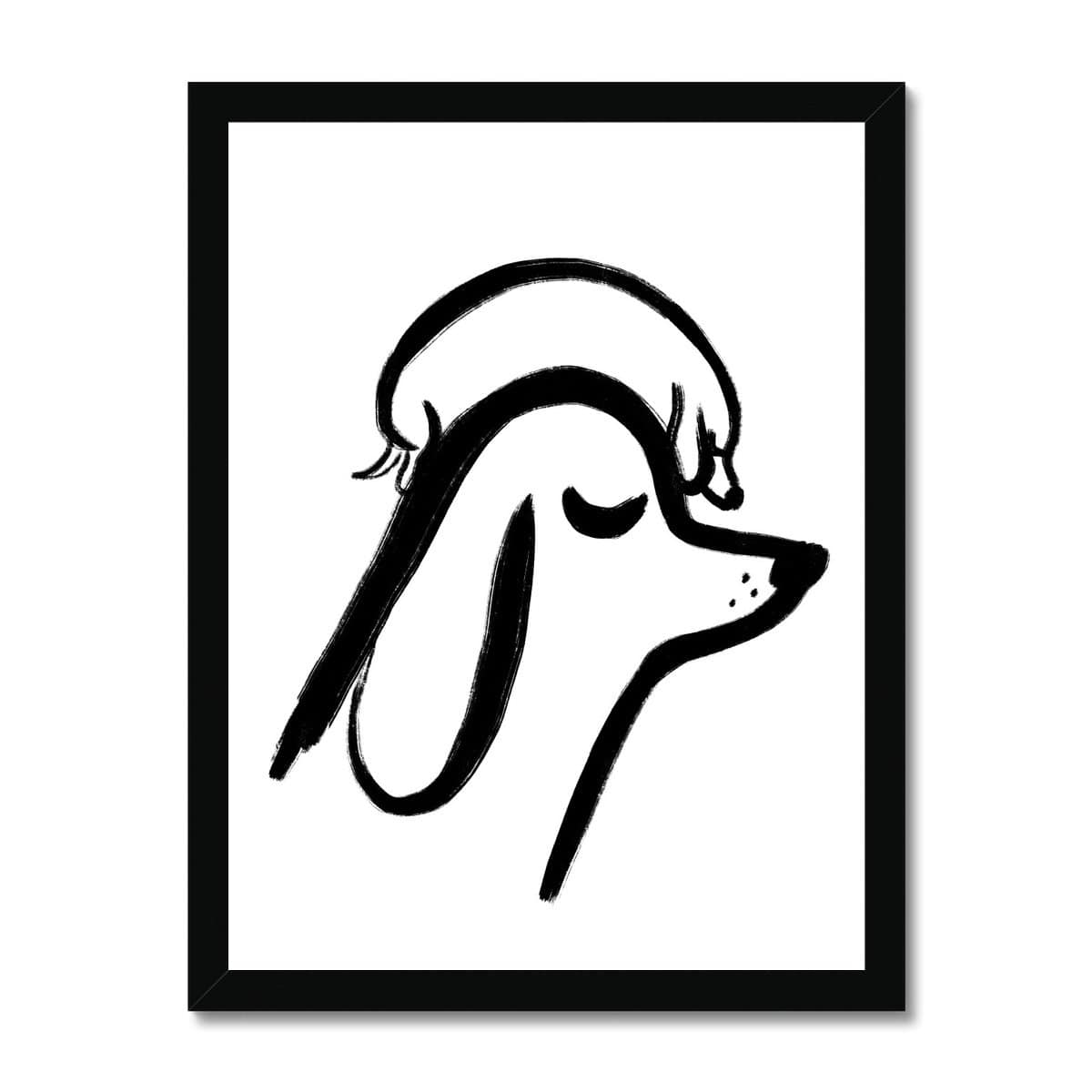 Prodigi Fine art 12"x16" / Black Frame John Bond | Happy Headspace