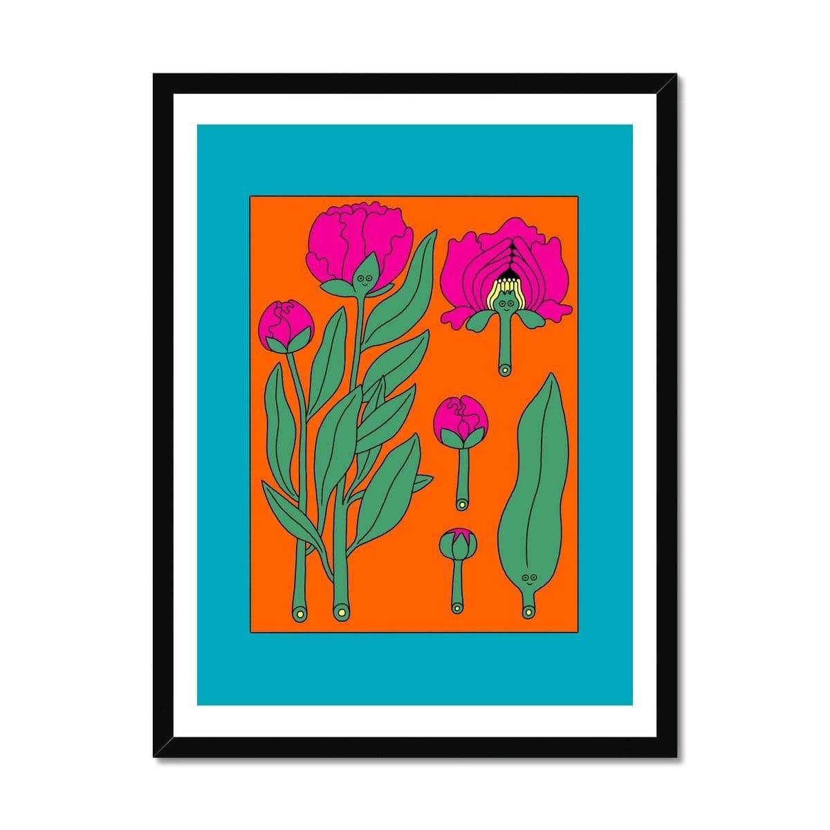 Prodigi Fine art 12"x16" / Black Frame Lauren Humphrey | Peony