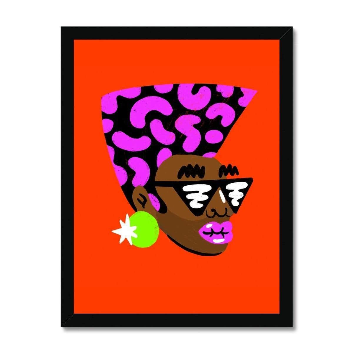 Prodigi Fine art 12"x16" / Black Frame Leandro Assis | Black Realness
