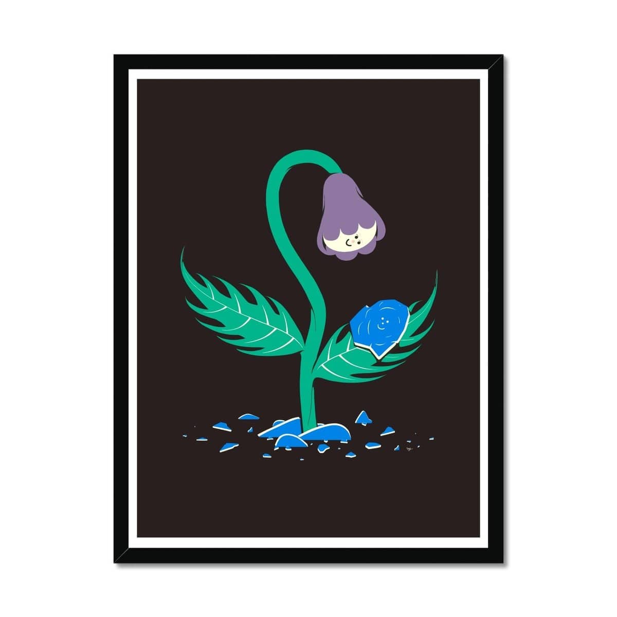 Prodigi Fine art 12"x16" / Black Frame Stephen Maurice Graham | Gazing