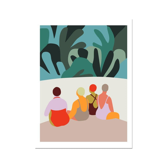 Cecile Gariepy | Swimmers Fine Art Print