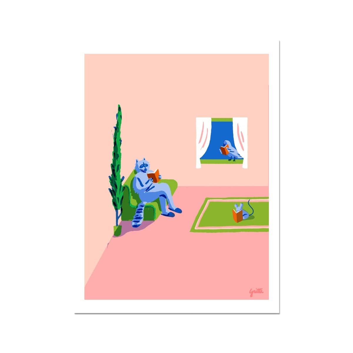 Lorenzo Gritti  | Book Club Fine Art Print