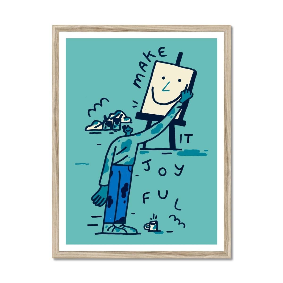 Prodigi Fine art 12"x16" / Natural Frame David J Mcmillan | Make it Joyful