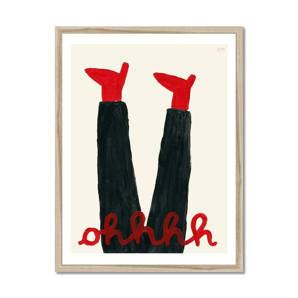 Prodigi Fine art 12"x16" / Natural Frame Eleonora Marton | Ohhhh